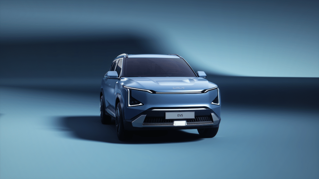 Kia EV5: presentata in Cina la suv elettrica coreana di medie dimensioni