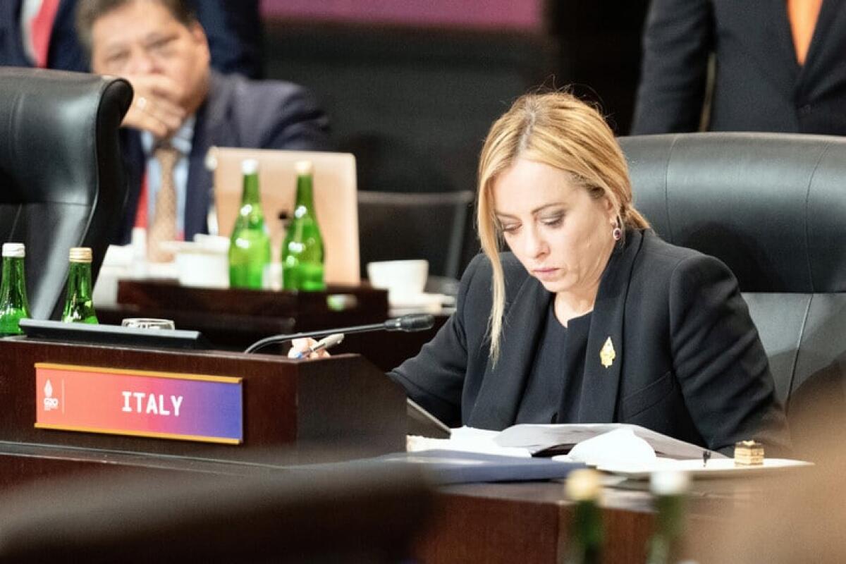 G20: la premier italiana ne celebra il successo ed espone i temi trattati - 