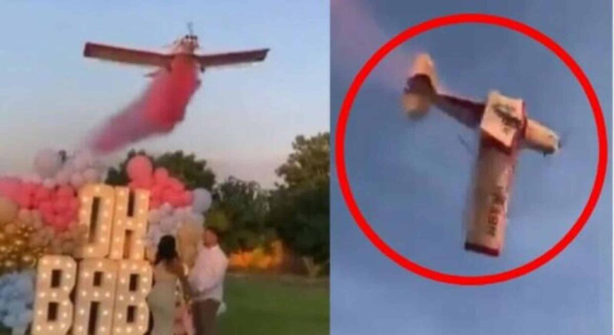 Incidente al Gender Reveal: l'aereo precipita durante la festa - 