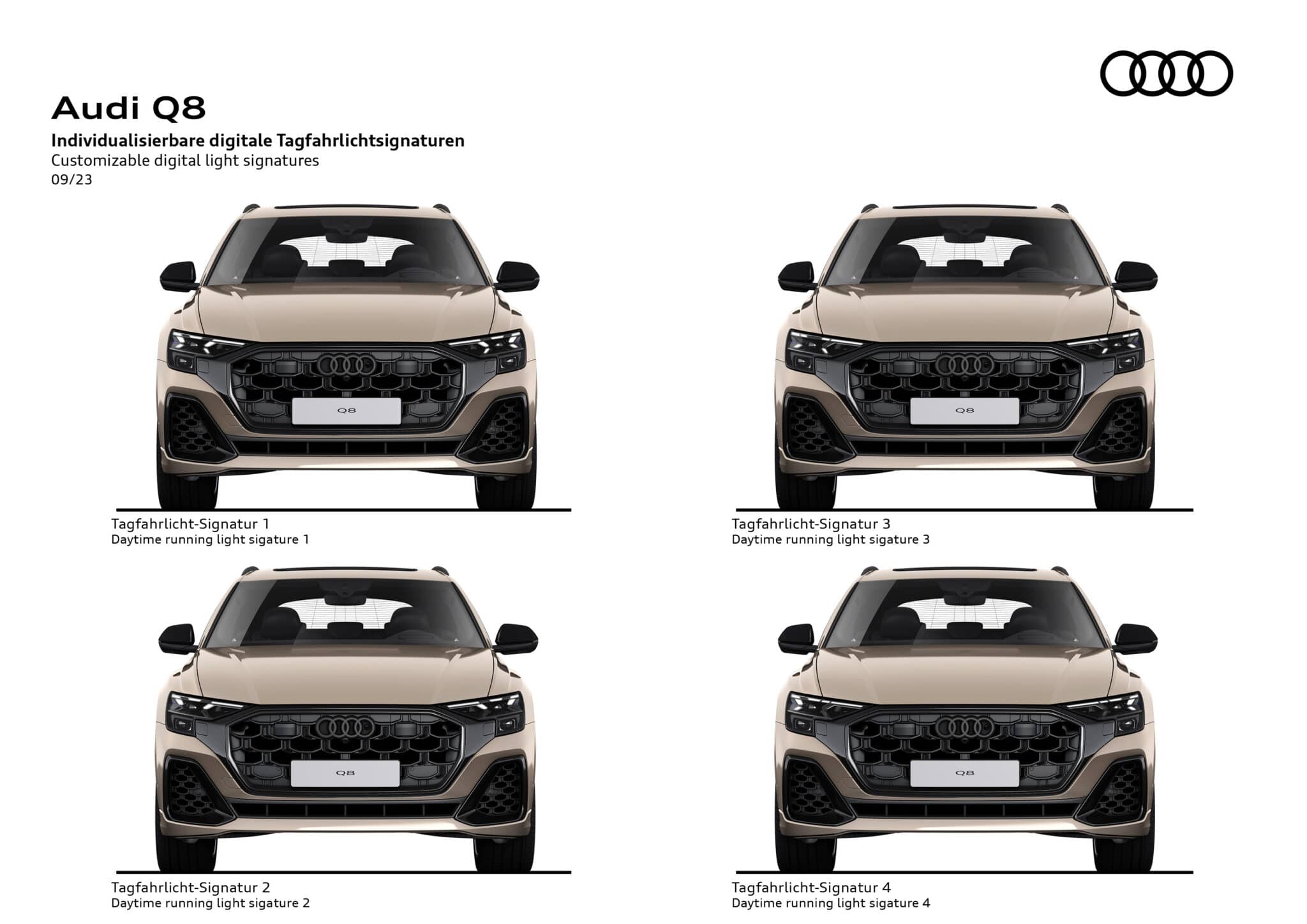 Audi Q8 ed SQ8: prezzi, motori, novità, scheda tecnica del restyling