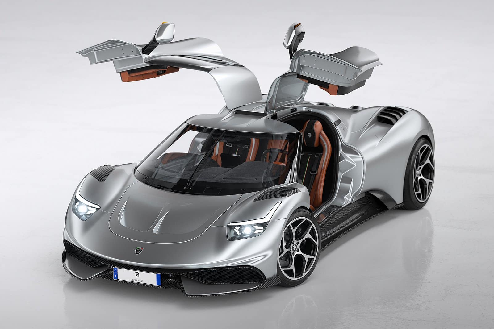 L'Ares Modena S1 è una reinterpretazione in chiave italiana della nuovissima Chevrolet Corvette C8: monta lo stesso motore, ma ha una carrozzeria rivista