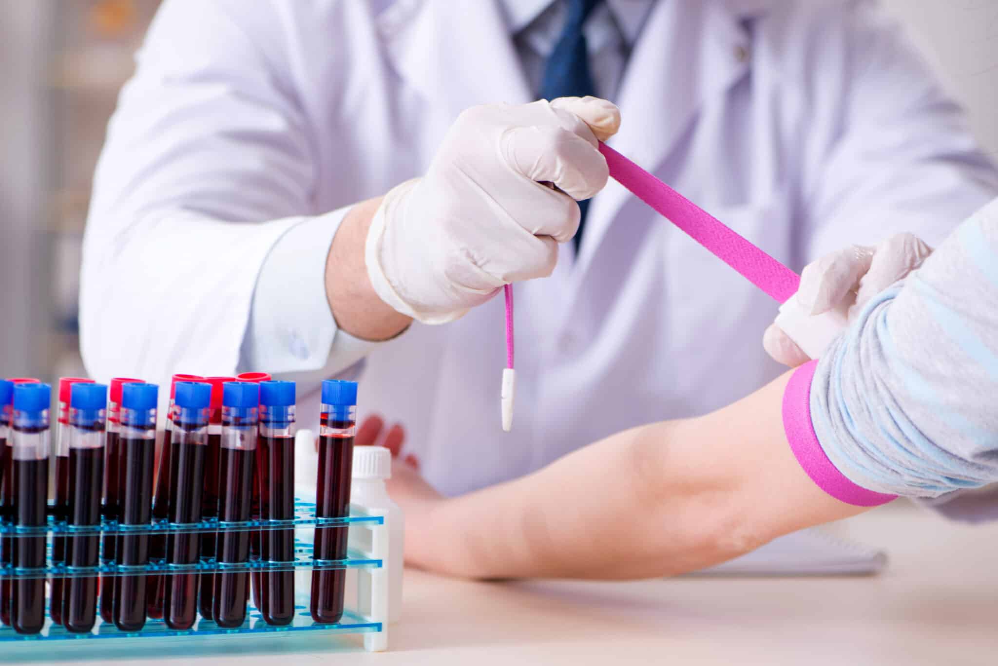 celiachia con un prelievo di sangue