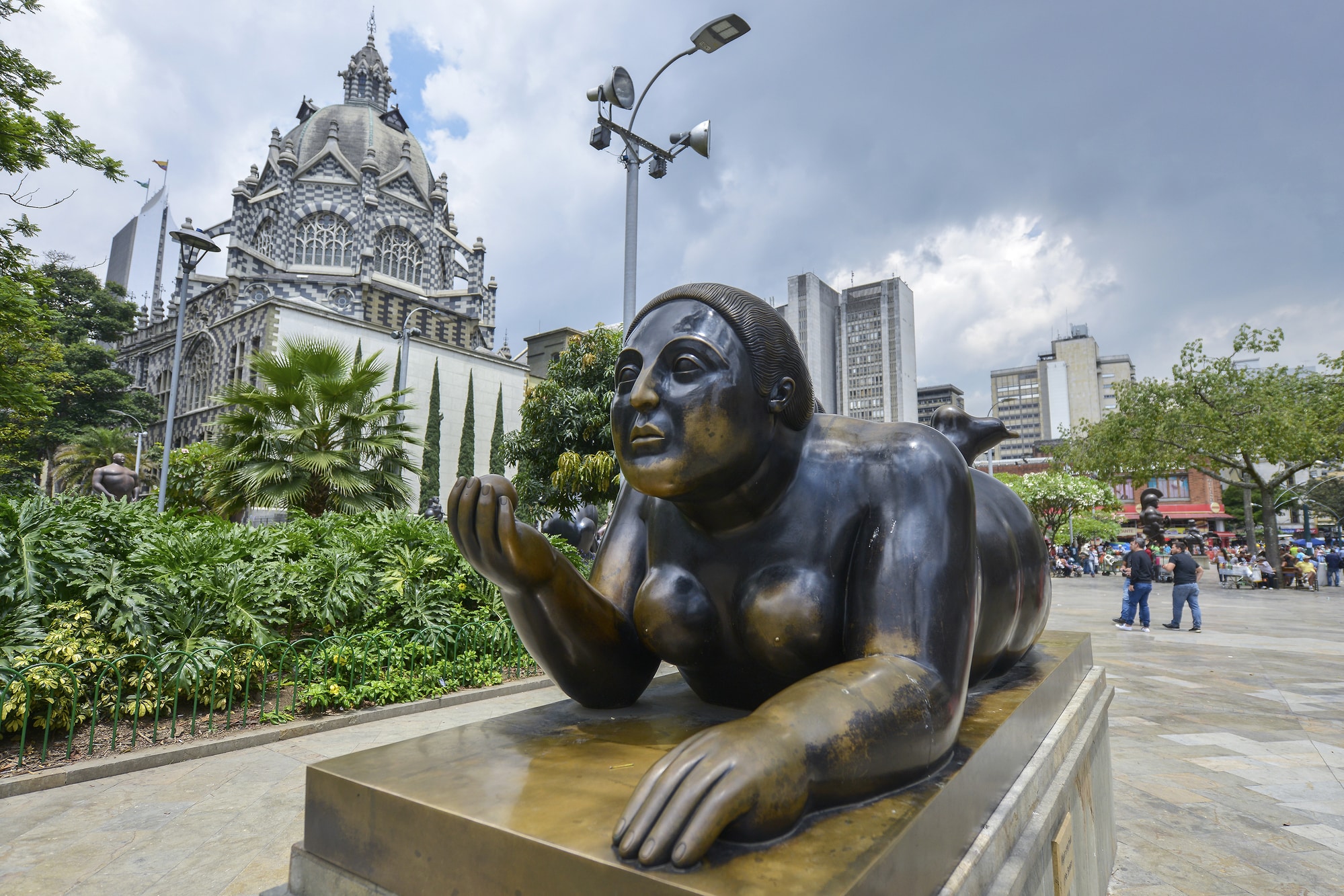 Scultura di Botero a Medellín.