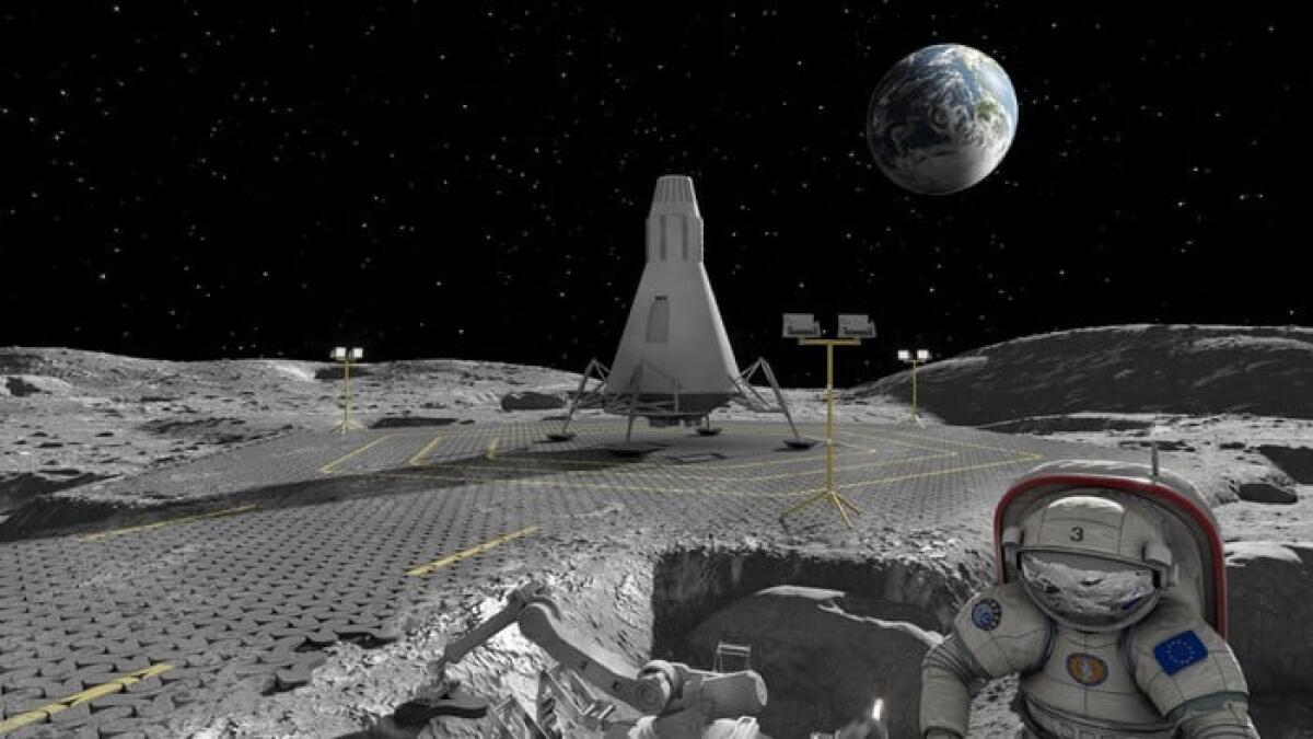 Costruite strade, siti di atterraggio e infrastrutture lunari con la regolite è ora possibile - 