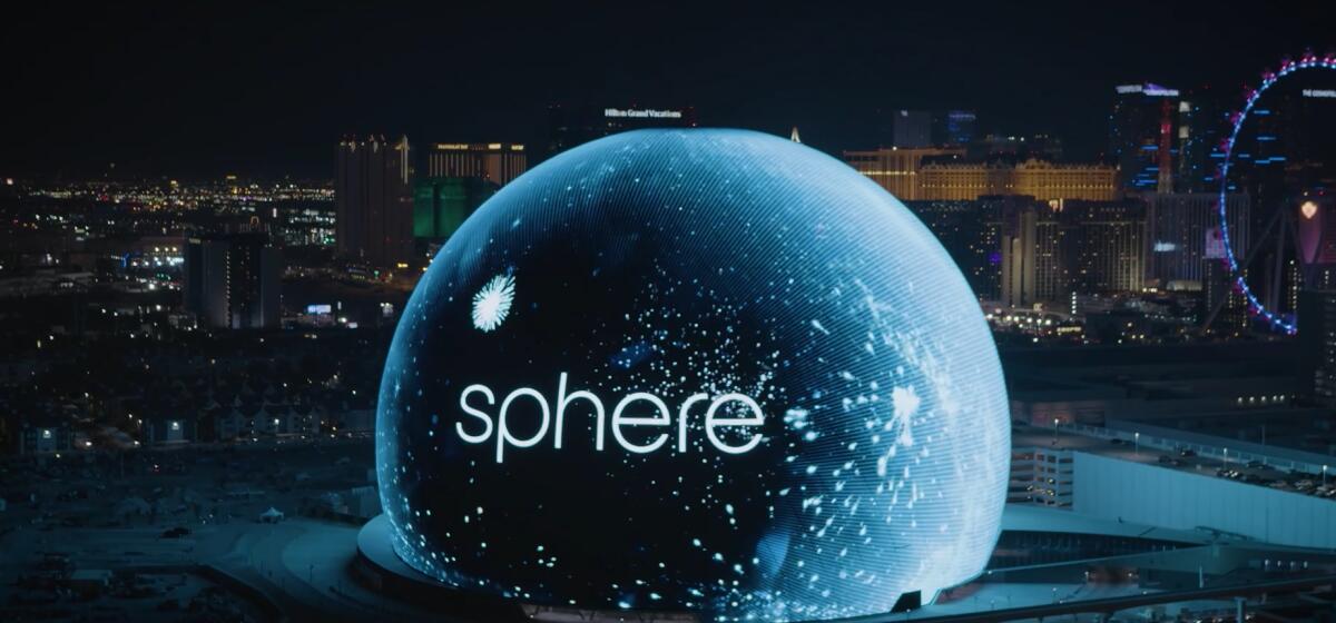 MSG Sphere Arena di Las Vegas: ecco l'edificio sferico più grande al mondo - 