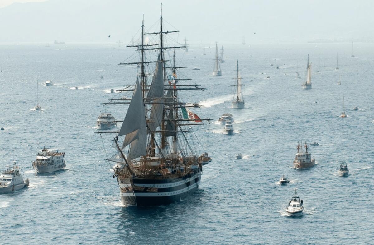 Il giro del mondo dell’Amerigo Vespucci raccontato da Linea Blu - 