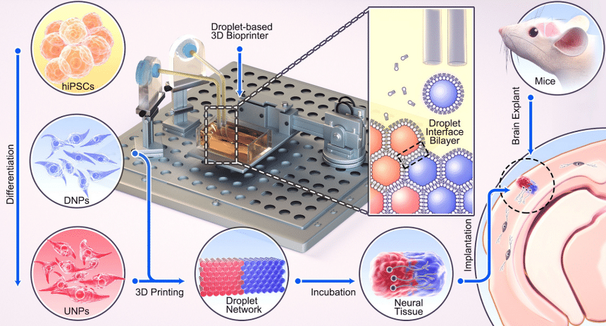 Nuovo studio con tecnica bioprinting 3D - Credits: University of Oxford
