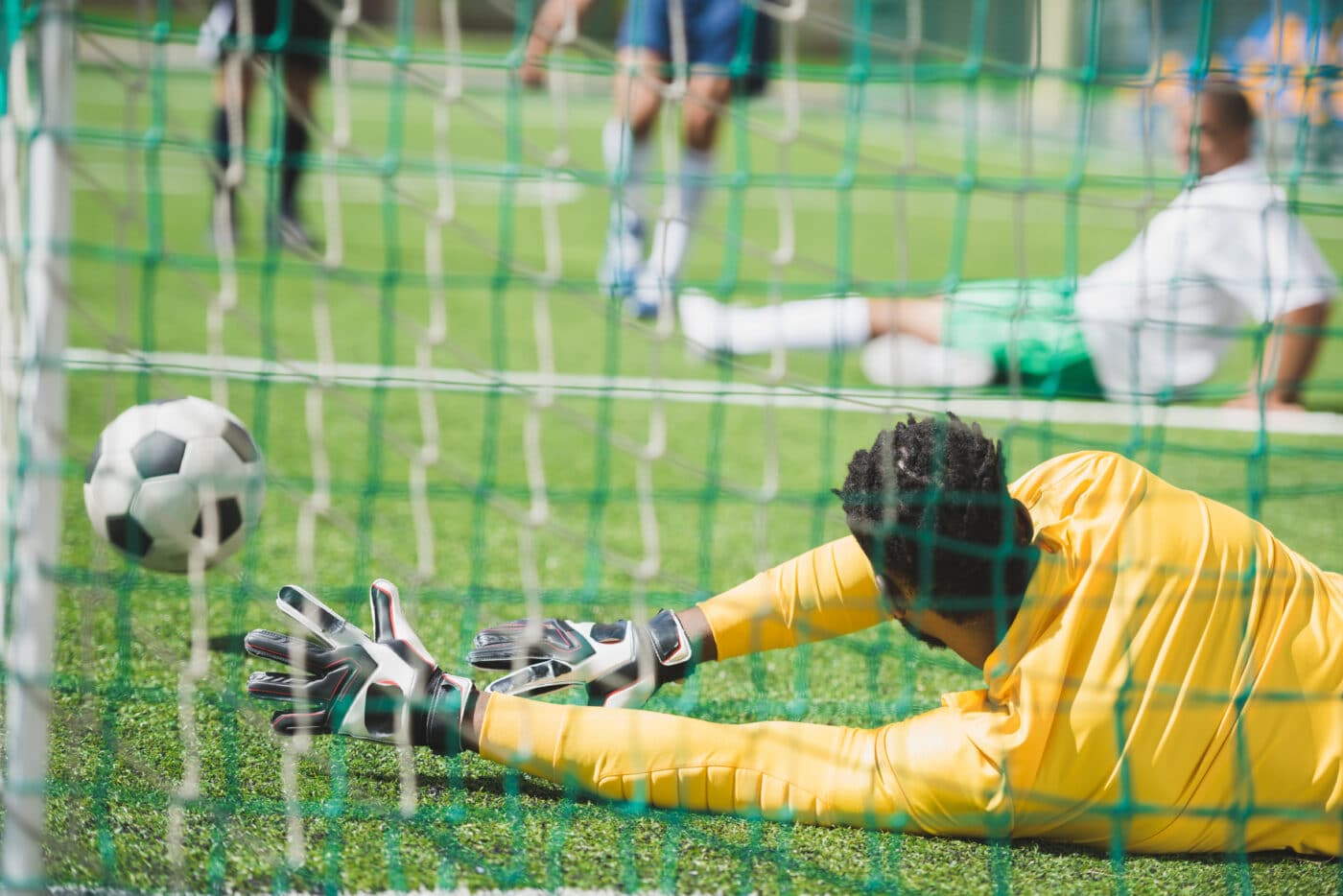 portiere di calcio studio
