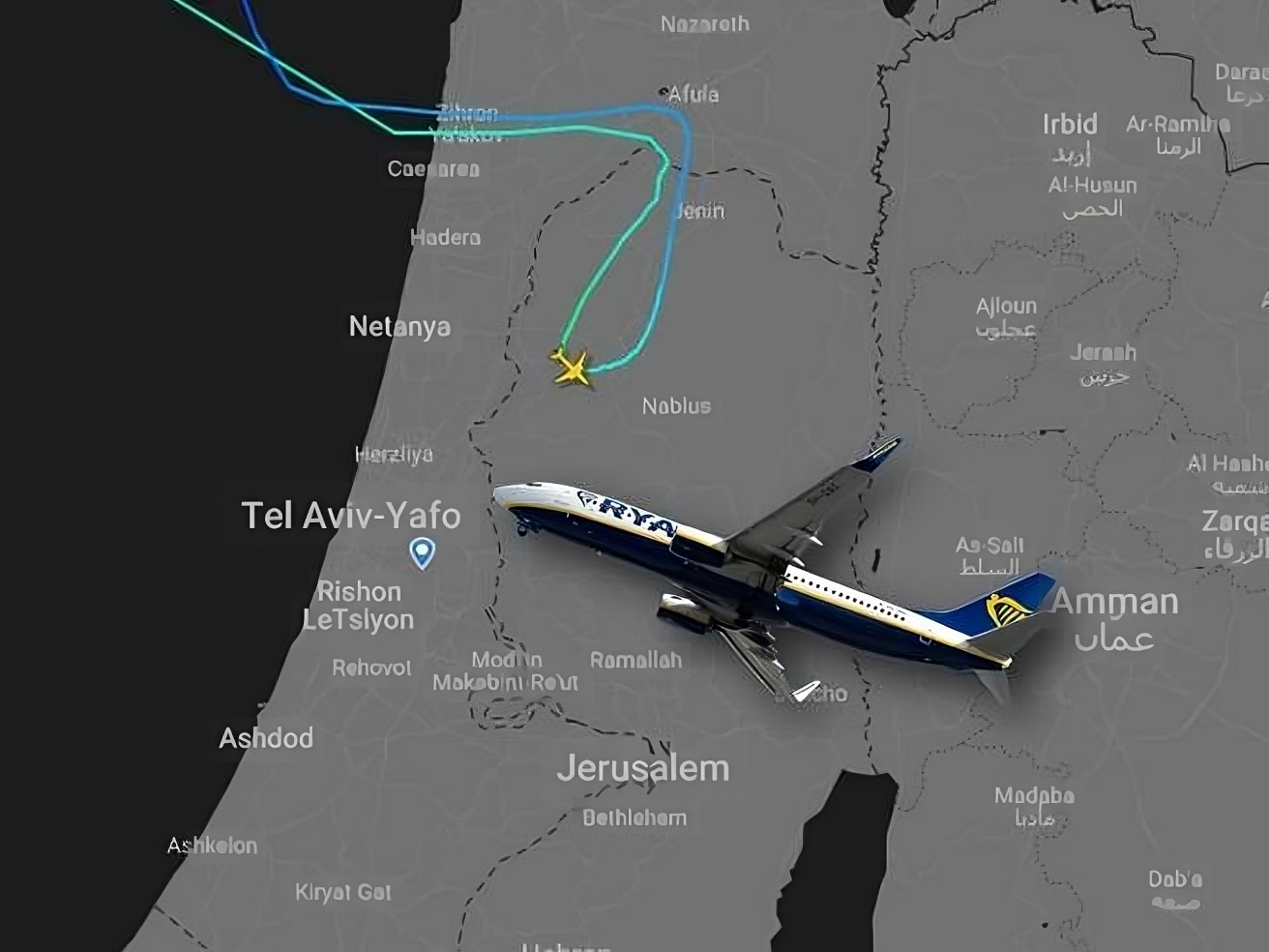Credits- flightradar24