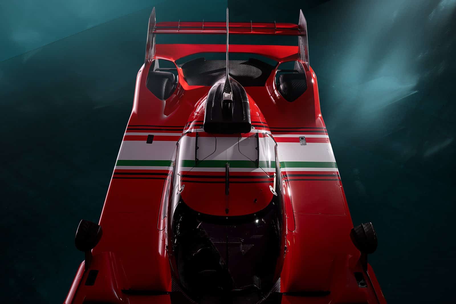 La nuova livrea della 499P, mostrata al pubblico durante le Finali Mondiali Ferrari