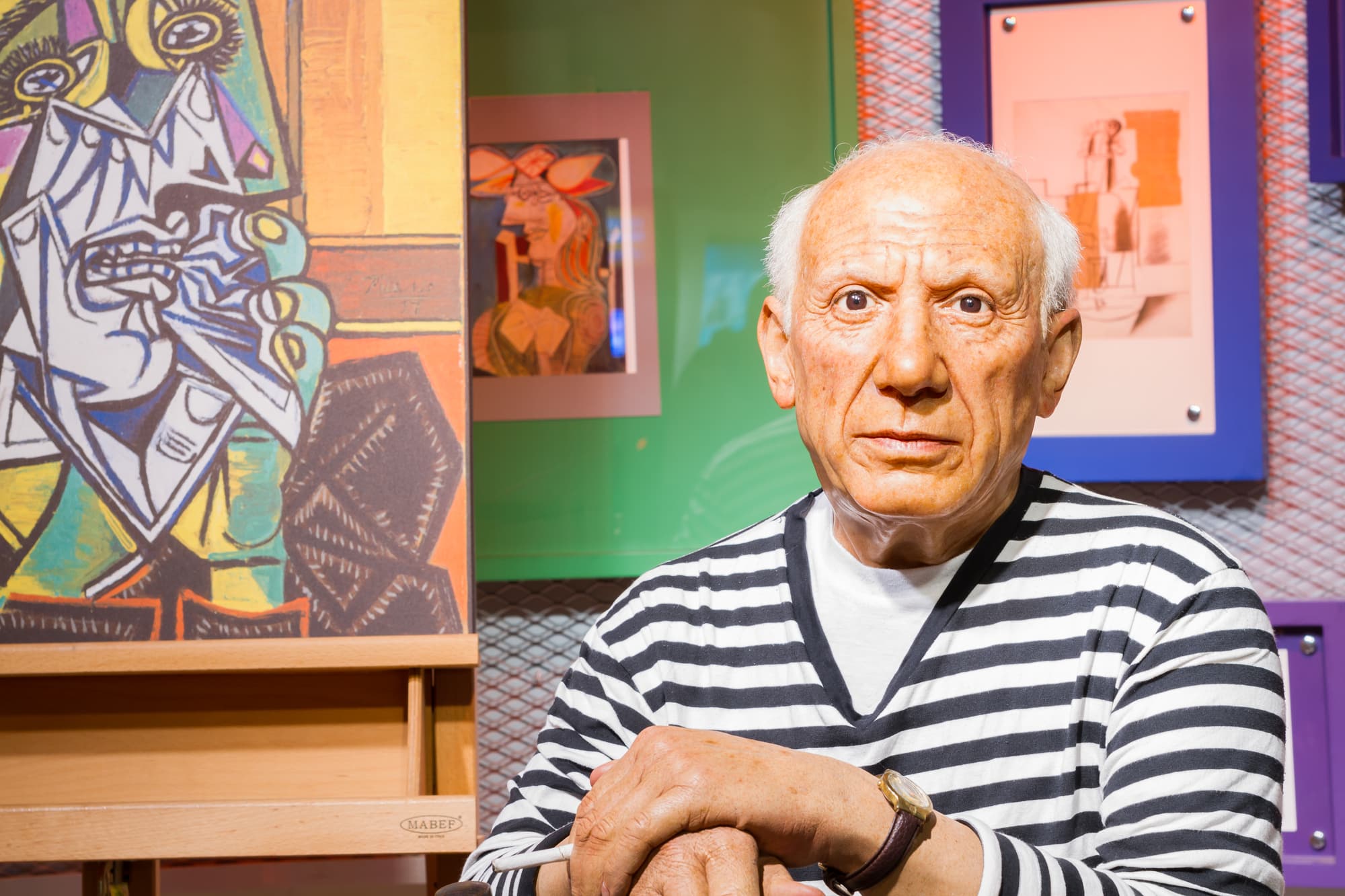 Statua di cera di Picasso a Bangkok