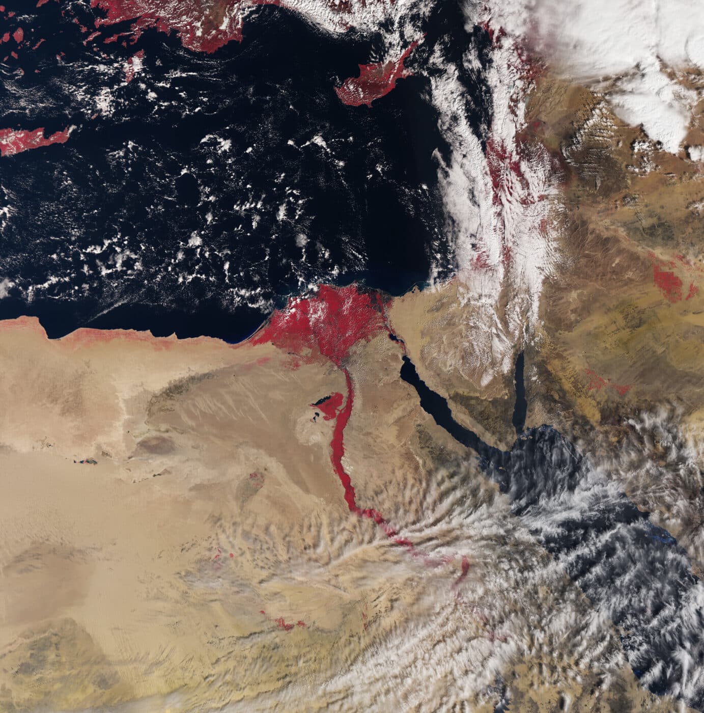 Immagine satellitare del Sentinel-3 nel 2016. Credits: ESA