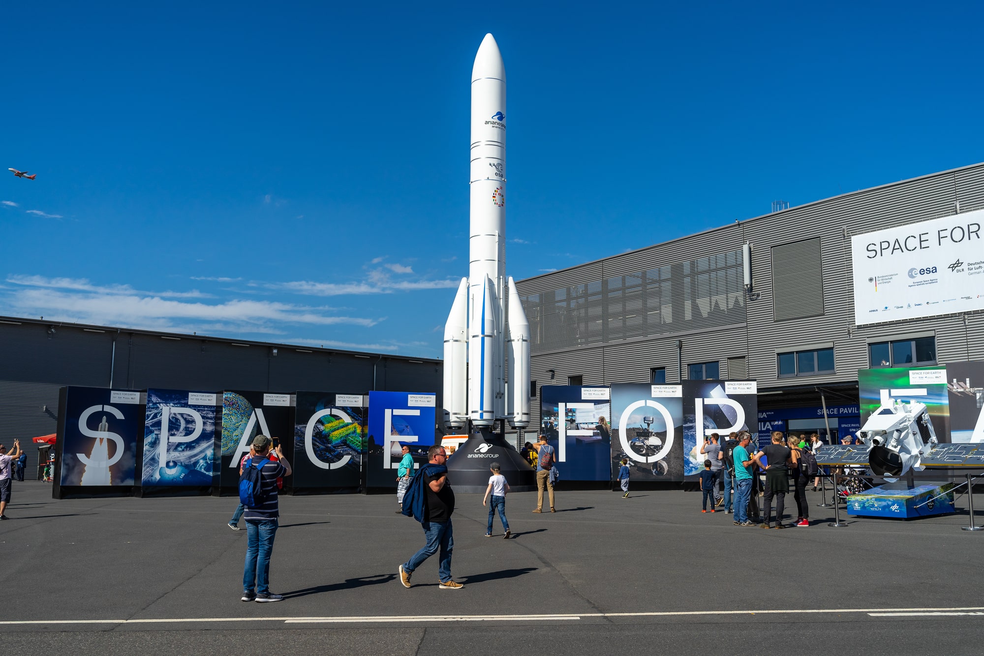 Modello dell'Ariane 6 in un'esibizione del 2018 a Berlino.