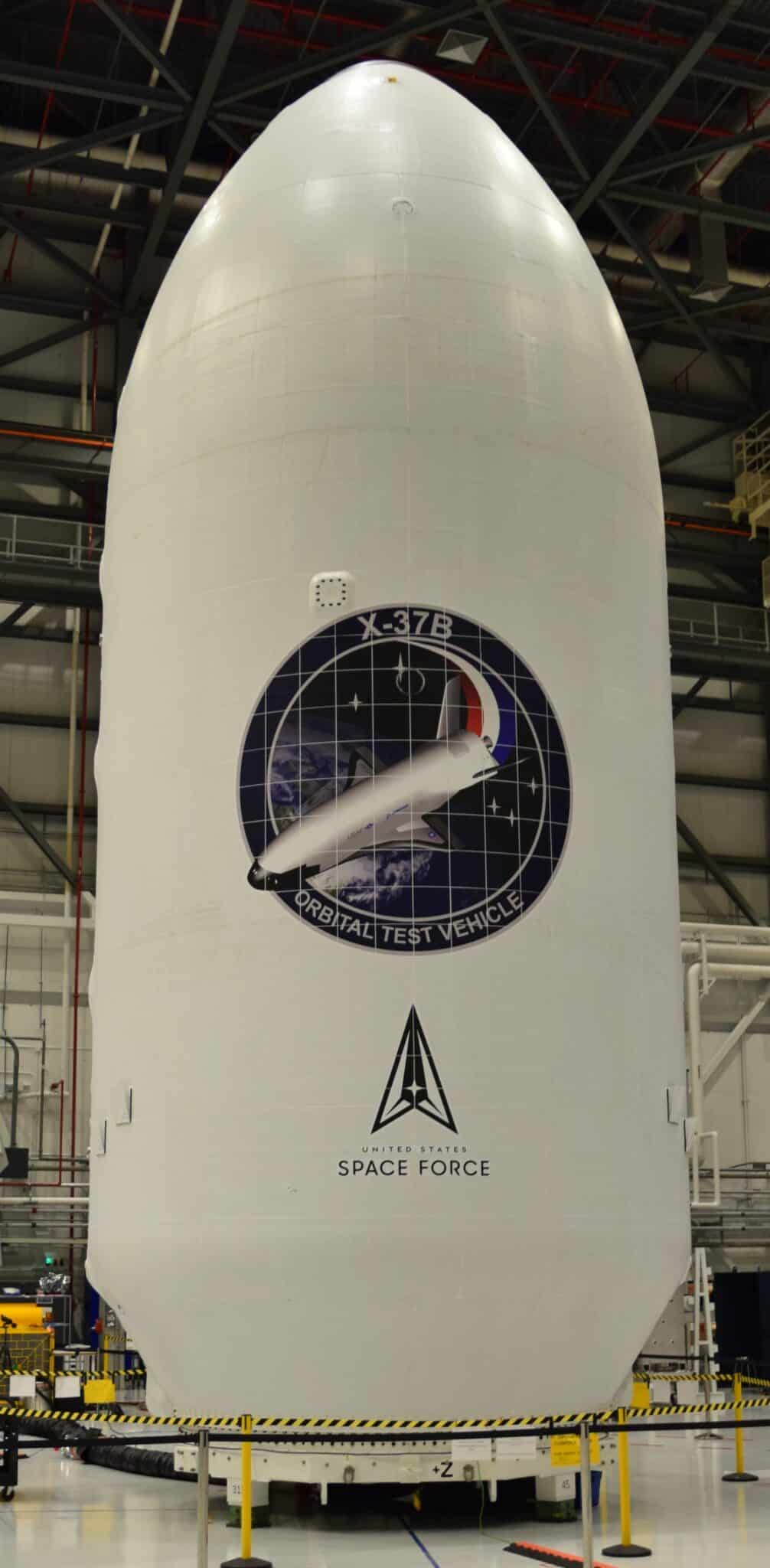 Fairing con a bordo la missione. Credits: US Space Force