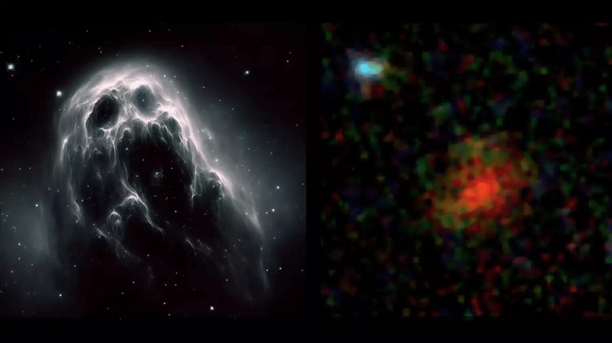 James Webb riesce a "rivedere" la galassia fantasmagorica AzTECC71 sfuggita a Hubble - 
