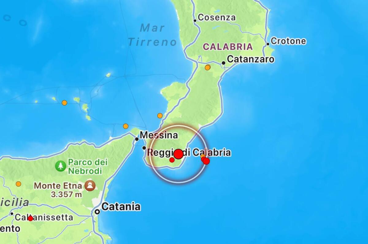 Terremoto in Calabria di magnitudo 3.6 con epicentro vicino a Salmo - 