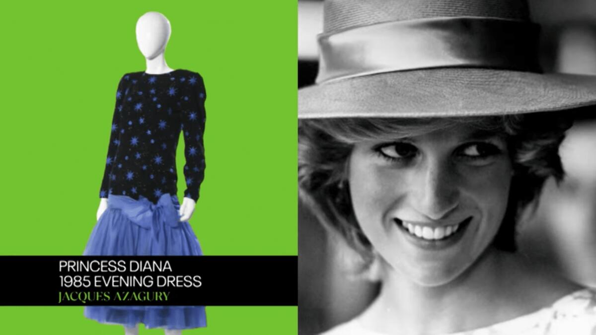 Vestito della Principessa Diana venduto all'asta per 1,15 milioni di dollari - 