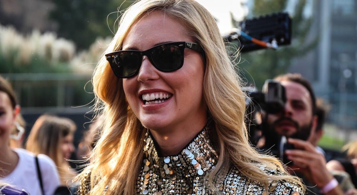 Chiara Ferragni chiede scusa e promette di donare 1 milione di euro all'Ospedale Regina Margherita - MILAN, Italy- September 19 2018: Chiara Ferragni on the street during the Milan Fashion Week.