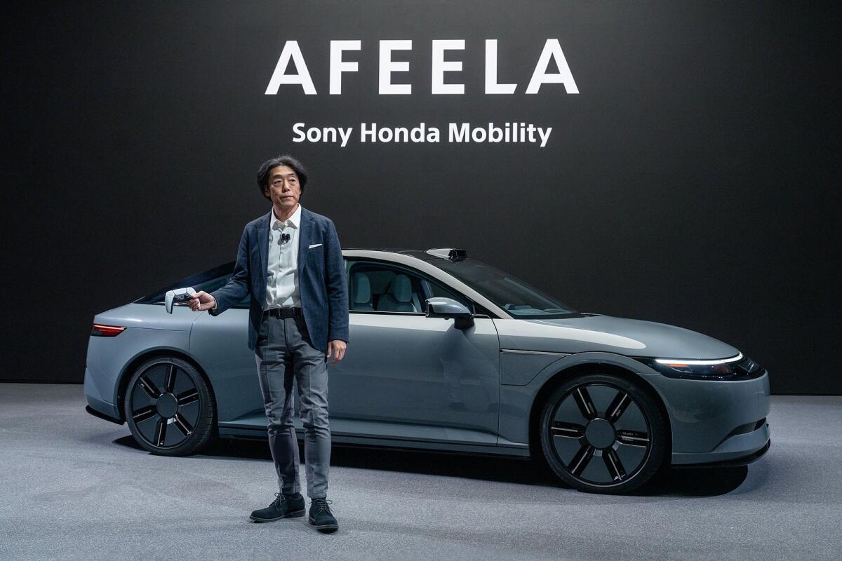Afeela: l'auto di Sony e Honda che può essere guidata con il DualSense della PlayStation 5 - 