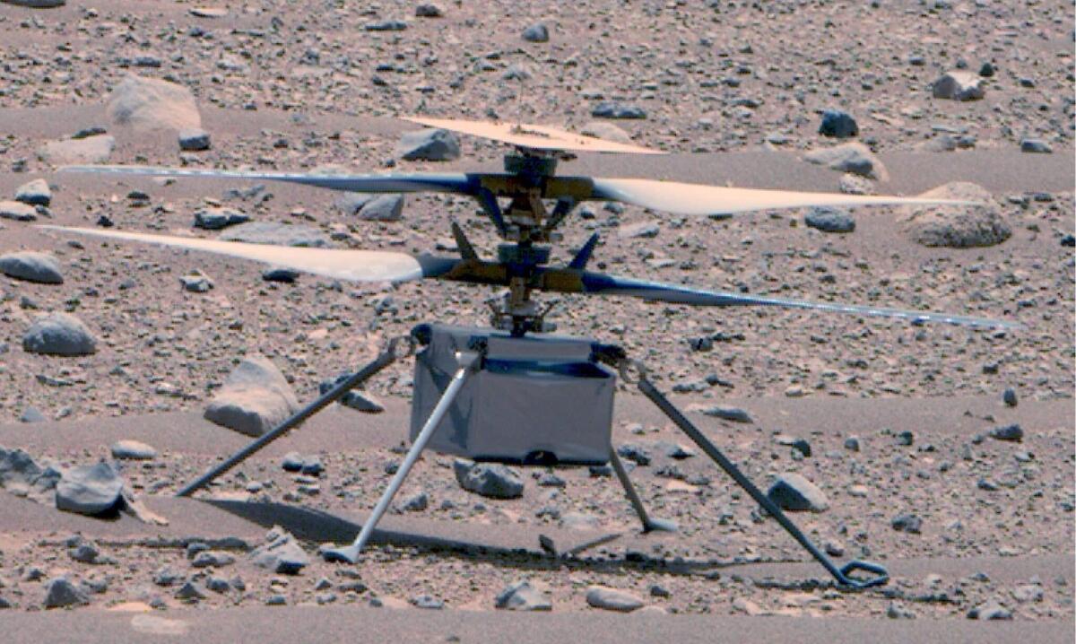 Si conclude la missione di Ingenuity su Marte: si sono danneggiate le pale del rotore - 