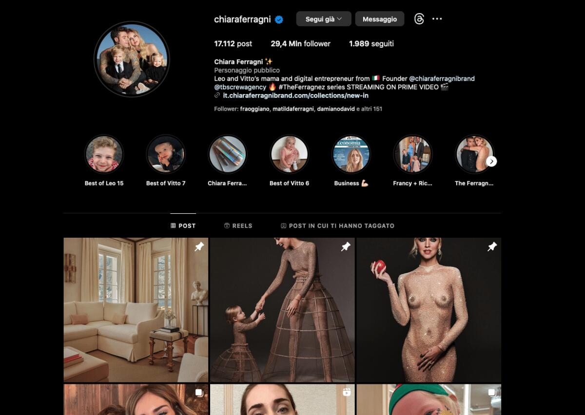 Ferragni avrebbe 11 milioni di follower inattivi o falsi: analisi del fenomeno e implicazioni - 