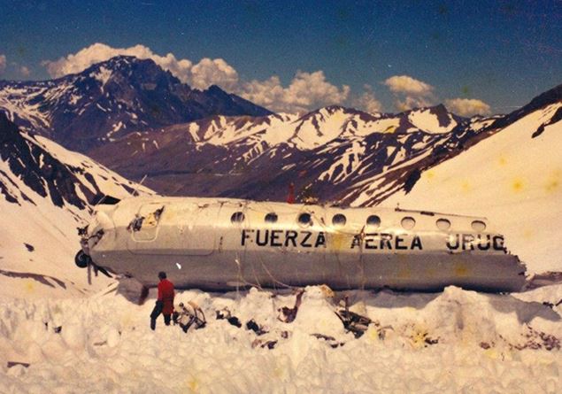 disastro aereo delle ande