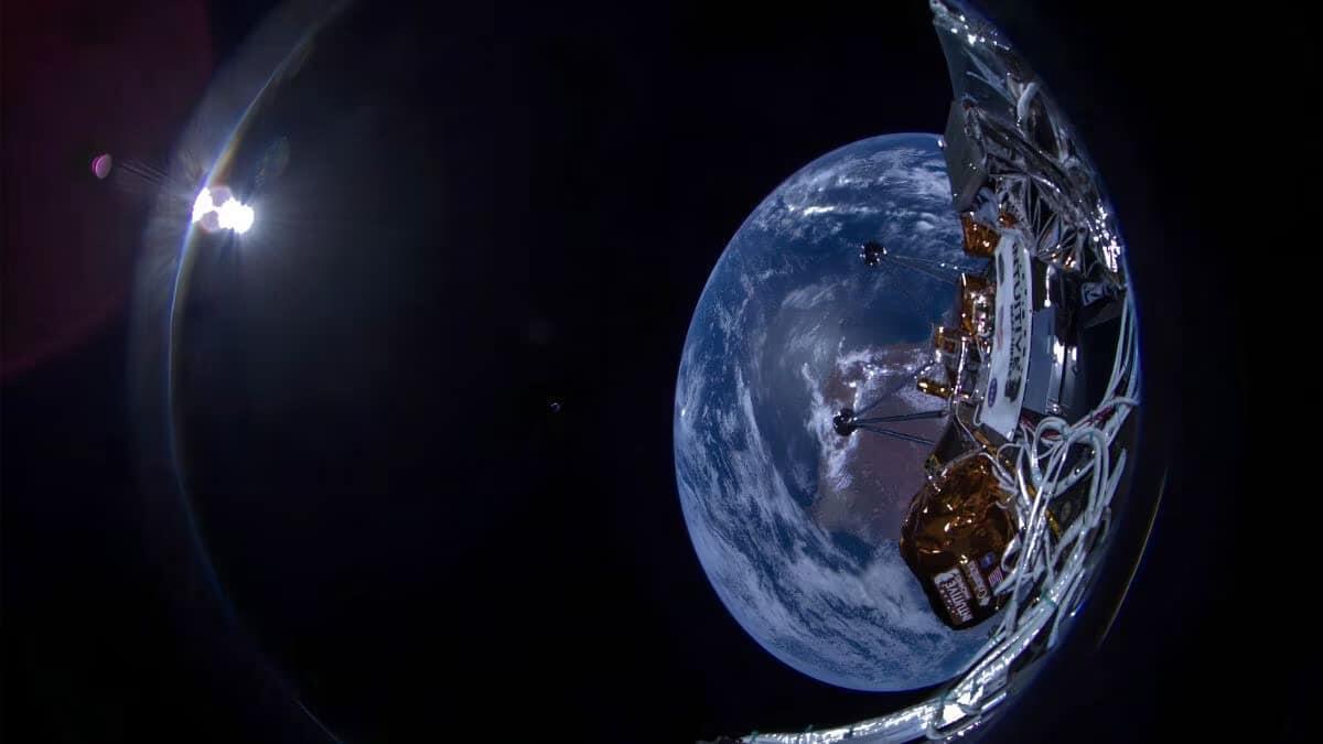Il lander Odysseus della missione IM-1 ha inviato le prime immagini - 