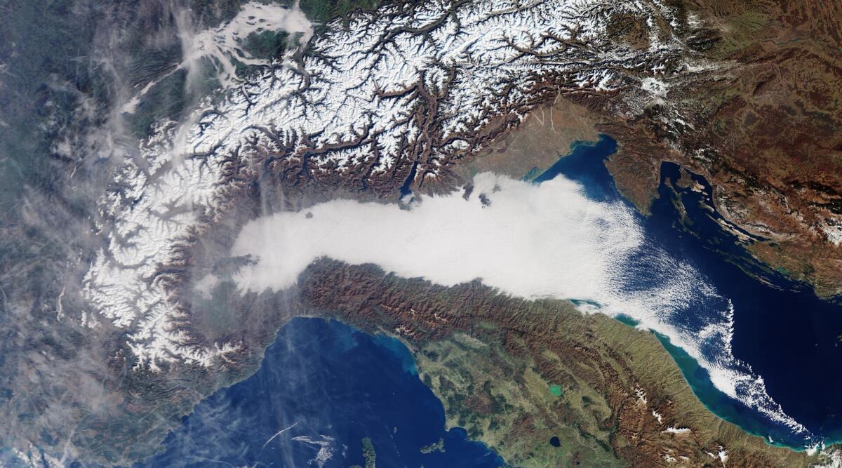 L'inquinamento atmosferico sulla Pianura Padana visto dai satelliti Copernicus - 