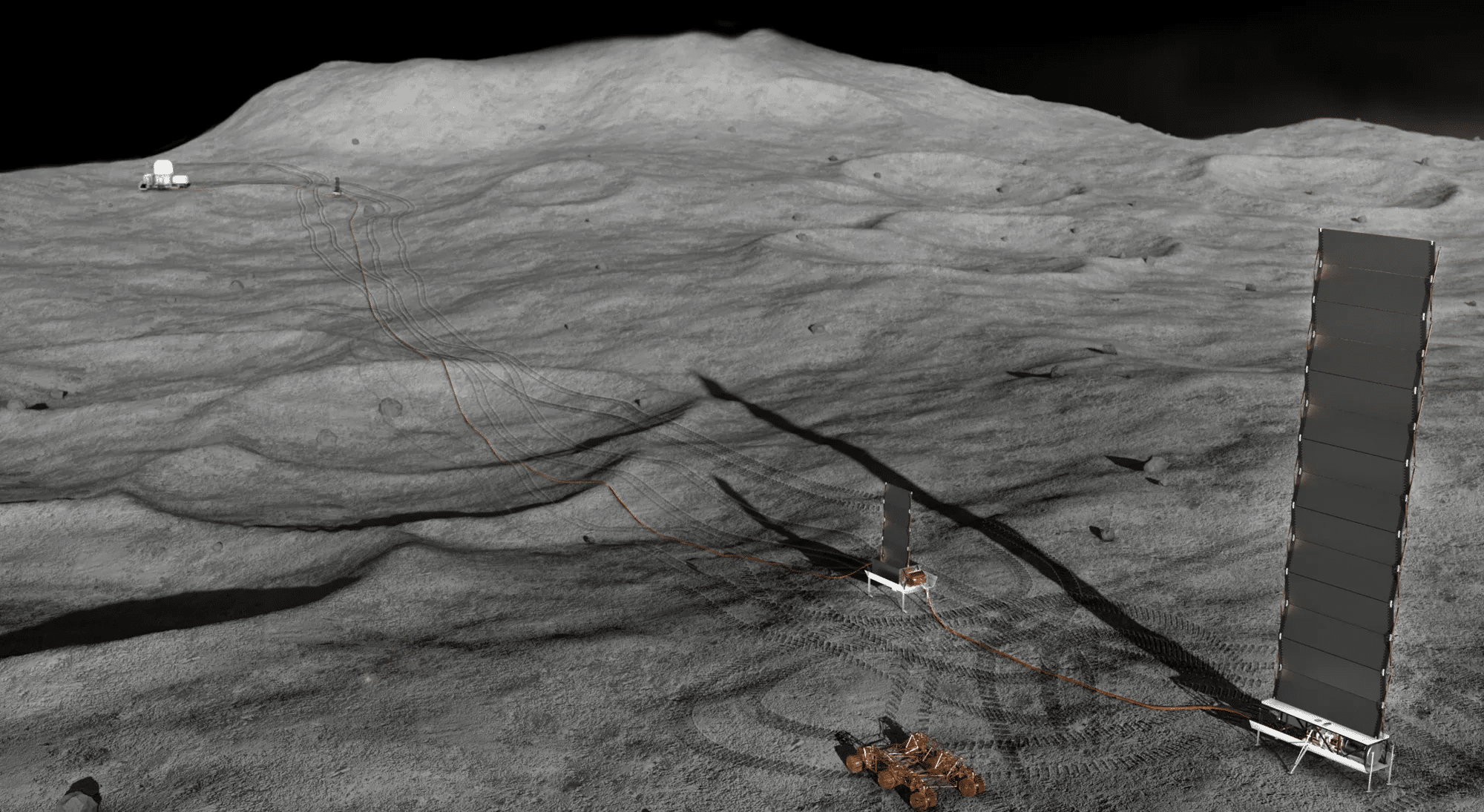 reattore nucleare luna