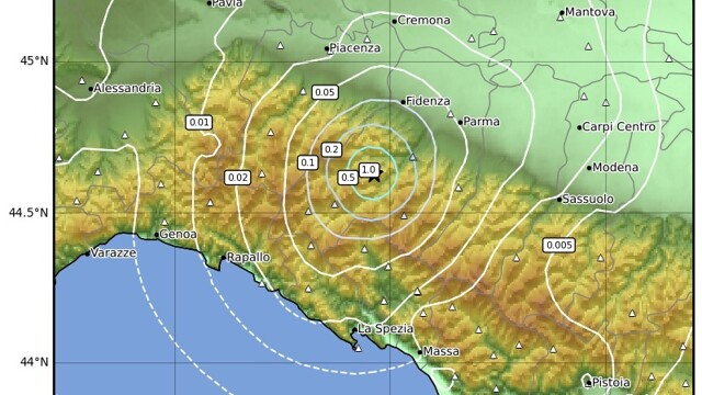 Sciame sismico a Parma: