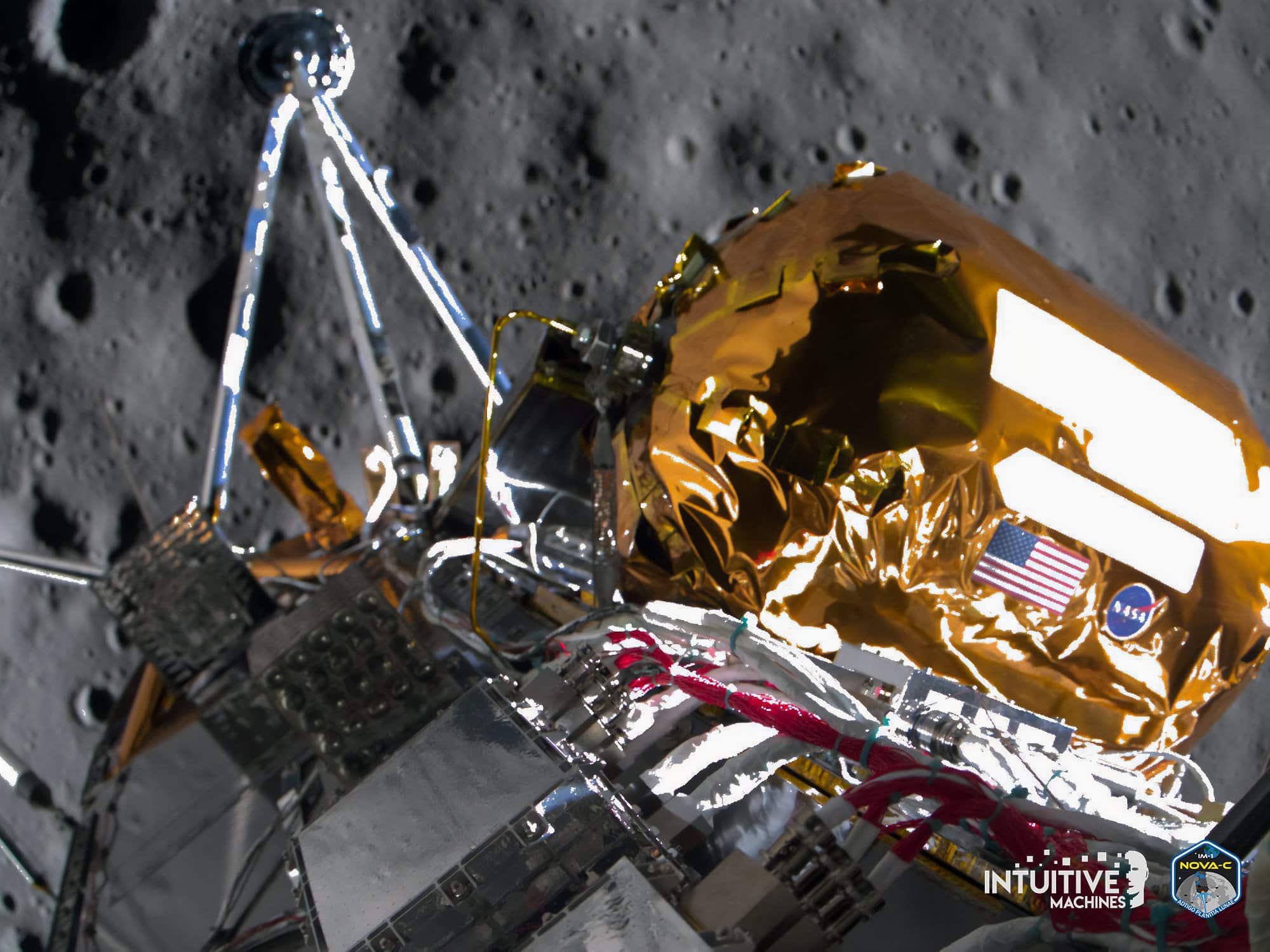 Odysseus ci offre immagini inedite del polo sud della Luna