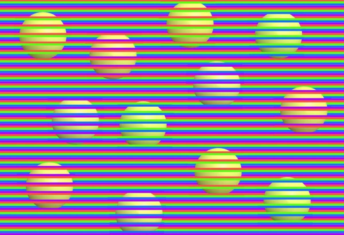 Le sfere in quest'immagine sono tutte dello stesso colore - 
