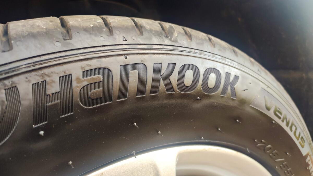 Hankook, annunciati i risultati finanziari relativi al 2023 - Warsaw, Poland - October 2, 2022: Hankook tire brand logo.