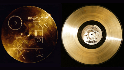 Il Voyager Golden Record. Credits: NASA/JPL-Caltech