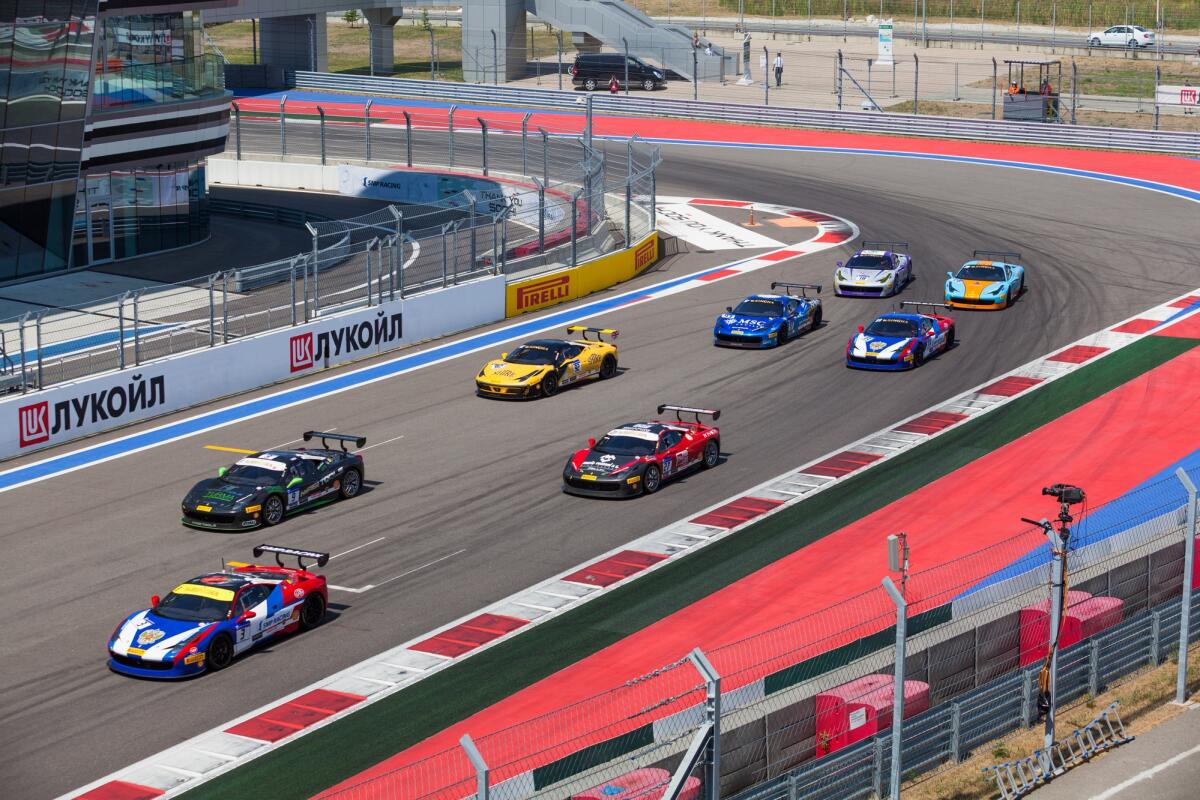 Track days: un modo non convenzionale di vivere le auto sportive - SOCHI, RUSSIA - JULY  31, 2016:  Ferrari Racing Days in Sochi Autodrom. The first Ferrari Racing Days event in Russia