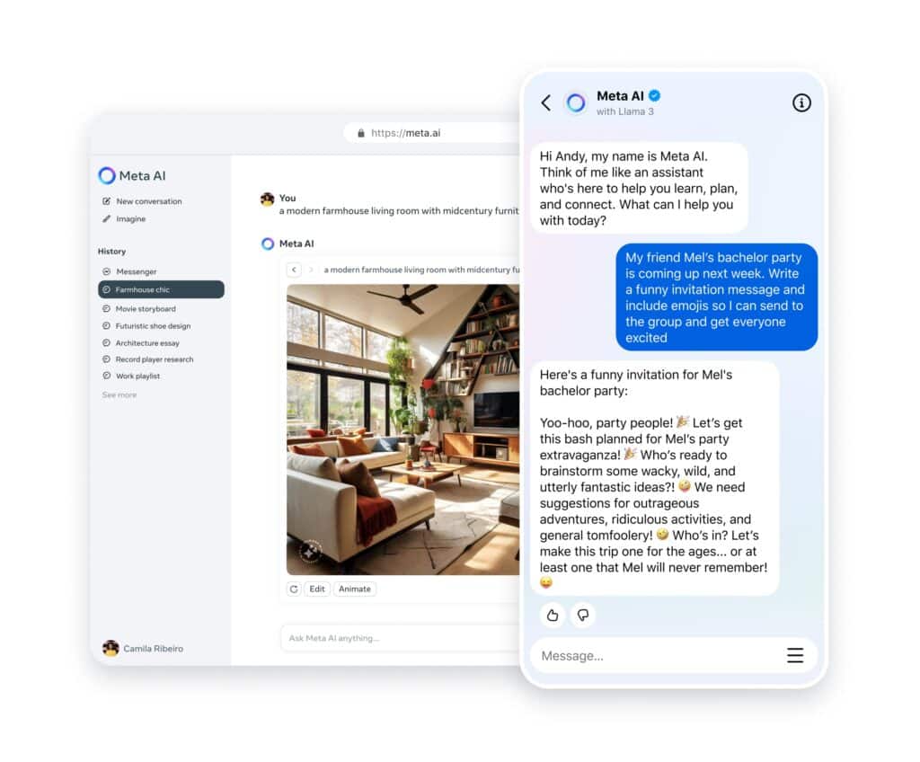 Meta AI: rilasciata la nuova versione dell'Intelligenza Artificiale del colosso di Zuckerberg