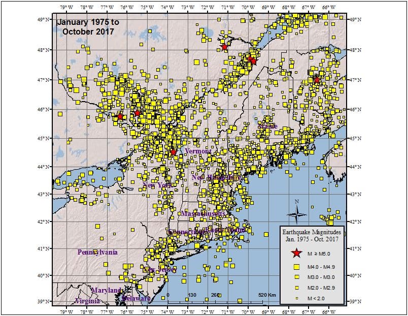 Terremoto nel New Jersey