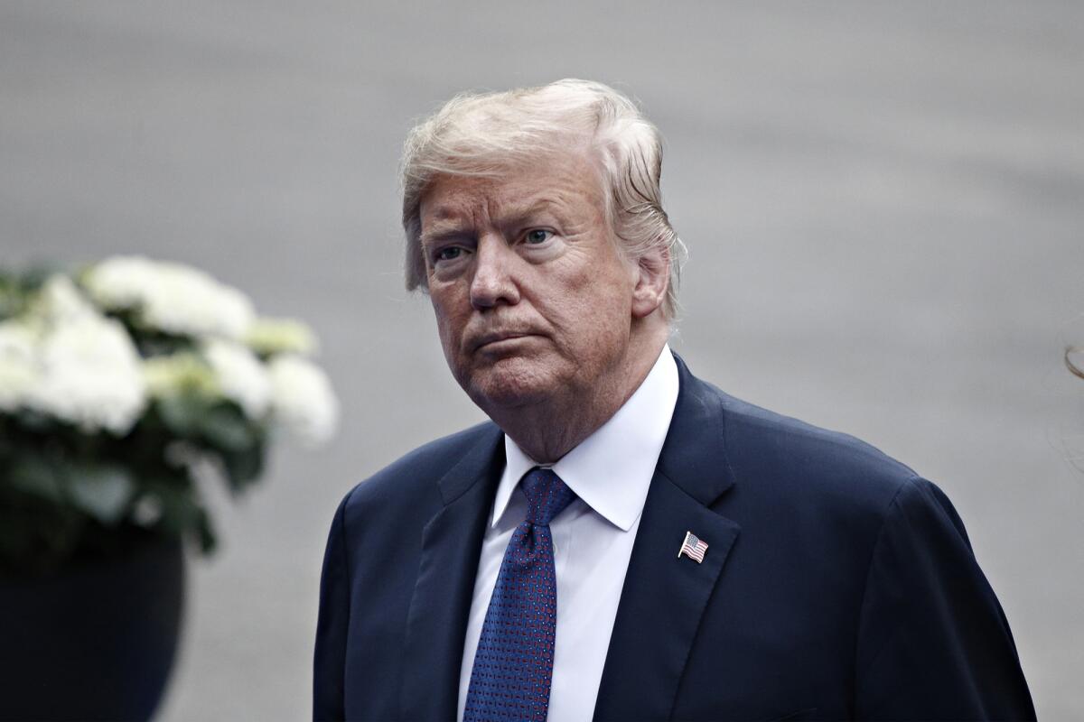 Cosa succederà a Donald Trump dopo la condanna di ieri? - US President Donald Trump and First Lady of the US Melania Trump arrive for a working dinner at The Parc du Cinquantenaire in Brussels, Belgium on Jul. 11, 2018.
