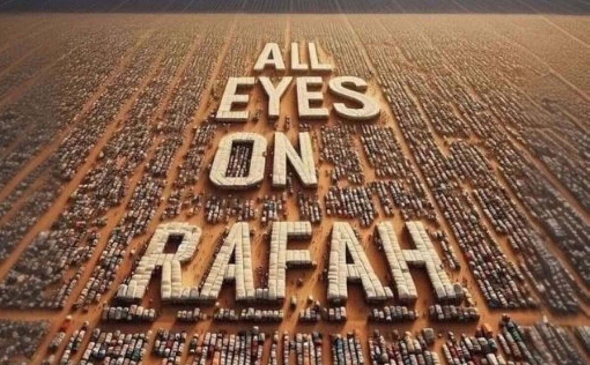 "All Eyes on Rafah": cos'è l'immagine che stanno condividendo tutti? - 