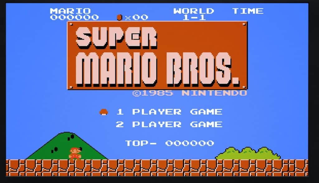Super Mario Bros su Nintendo NES