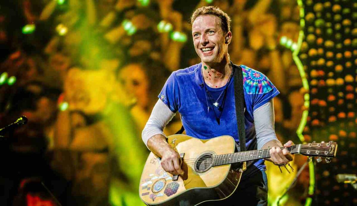 Coldplay, arrivano secondi ma il tour è da record: prima Taylor Swift - Chris Martin dei Coldplay (Depositphotos foto) - financecue.it