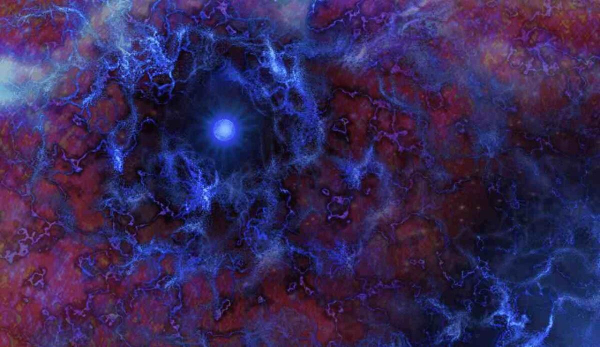 L'energia oscura primordiale potrebbe risolvere uno degli enigmi più grandi dell'astronomia - L'universo primordiale (Physics World foto) - www.sciencecue.it