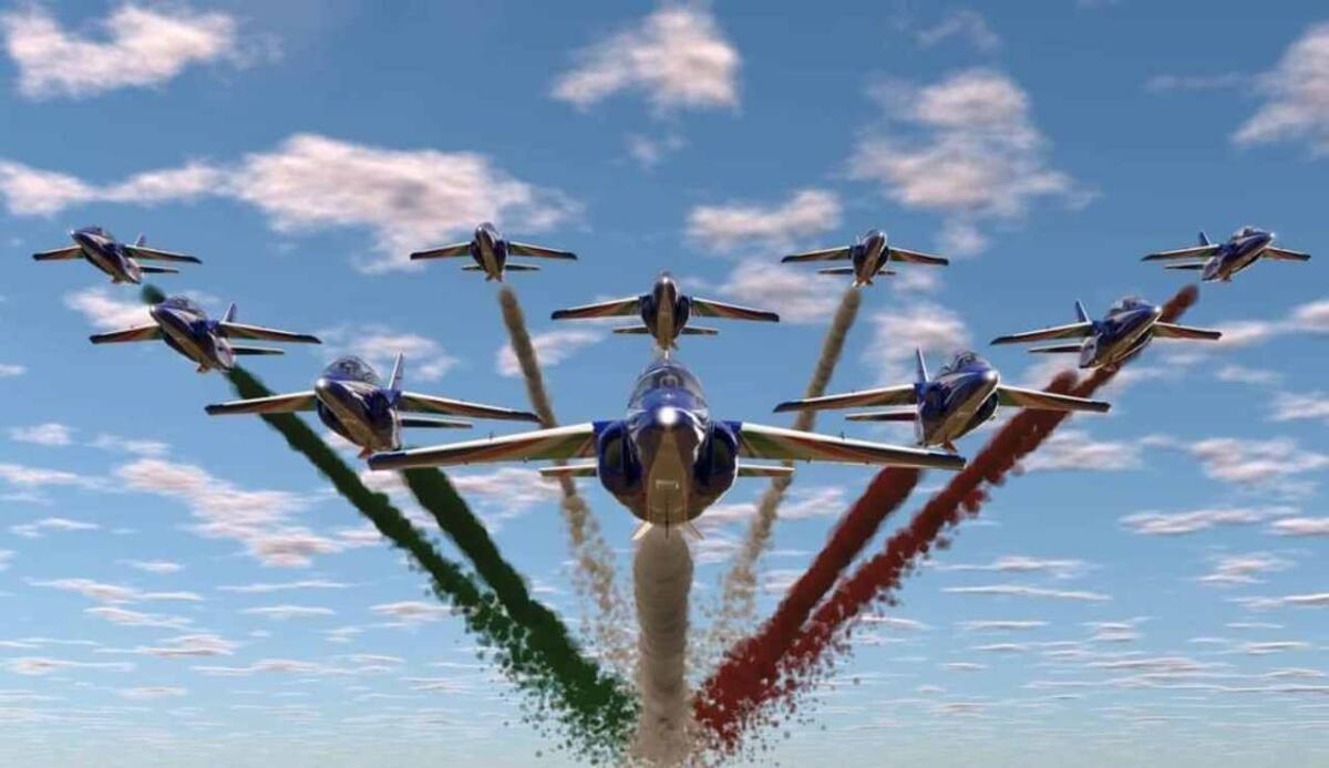 Festa dell'Aeronautica Ladispoli 2024: ecco tutti gli eventi tra cui l'Air Show delle Frecce Tricolori - Frecce tricolori (Valentina Busiello FOTO) - www.aerospacecue.it