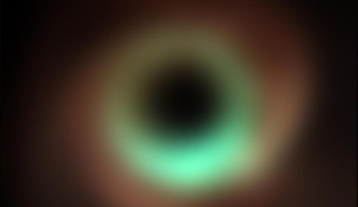 Verso immagini molto più dettagliate dei buchi neri (e perfino a colori!) - Il buco nero M87* visto dal telescopio Event Horizon (SciTechDaily foto) - www.aerospacecue.it