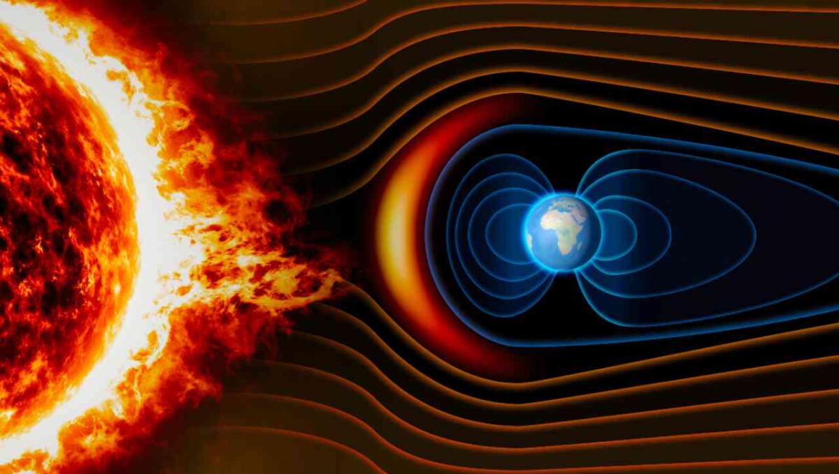 Sole: forte tempesta geomagnetica è stata registrata sulla Terra - Tempesta geomagnetica (Depositphotos foto) - www.aerospacecue.it