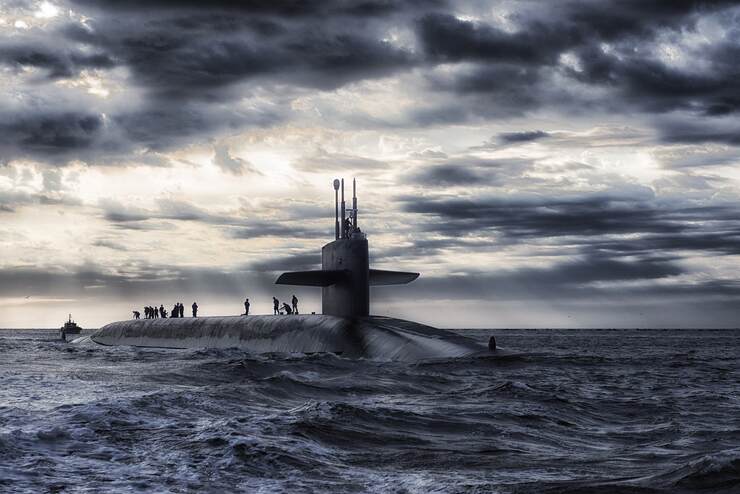 Rappresentazione di un sottomarino militare (Pixabay Foto) - www.marinecue.it