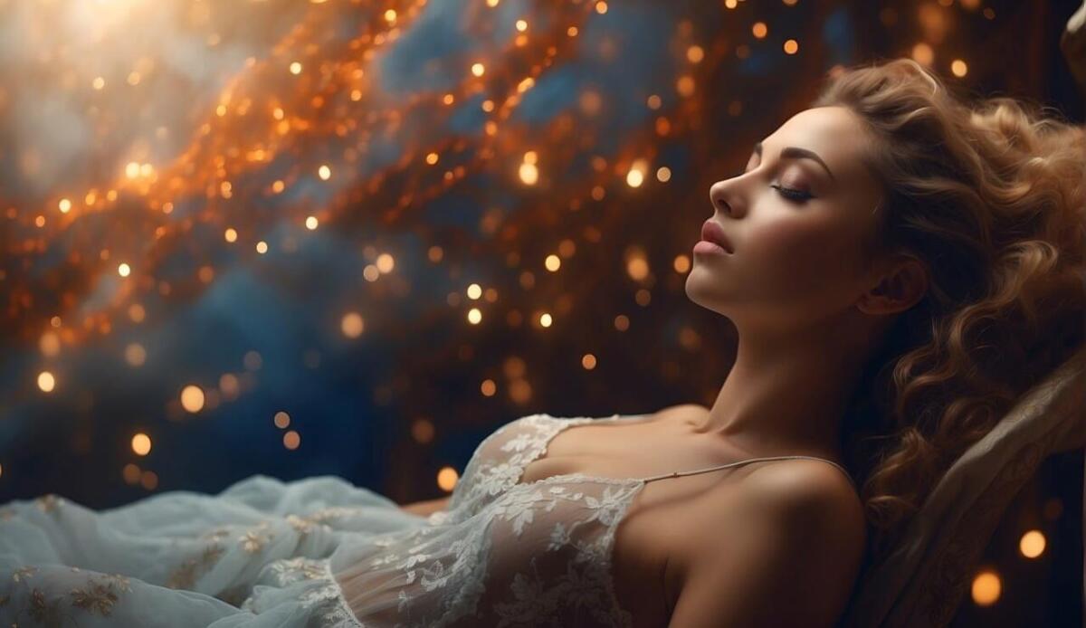 Due persone hanno davvero comunicato nei sogni? Cosa c'è di vero? - Donna che dorme e che sogna (Pixabay Foto) - www.biomedicalcue.it