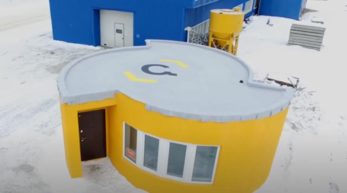 Questa casa si costruisce in 24 ore e costa solo 10.000 dollari - L'innovativa casa stampata in 3D (Apis Cor foto) - www.buildingcue.it