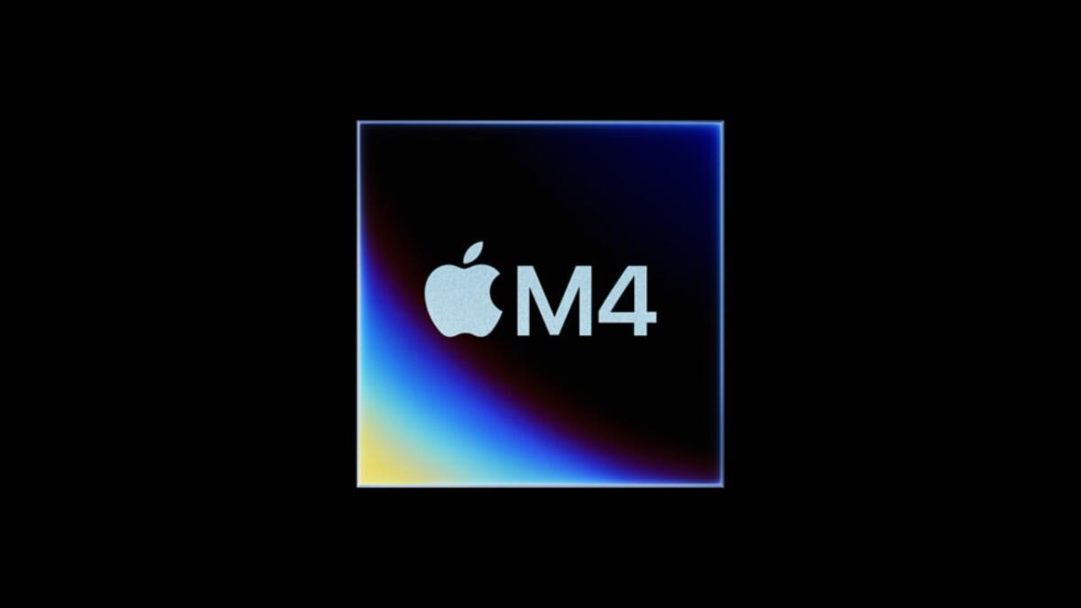 Arrivano i nuovi Mac con il chip M4 - Immagine pubblicitaria dell'Apple M4 (Apple FOTO) - www.systemscue.it