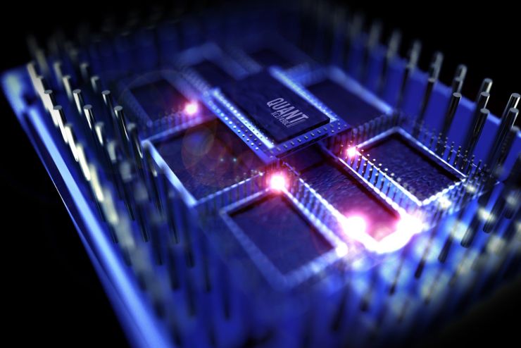 Illustrazione di un processore quantistico (Depositphotos foto) - www.systemcue.it